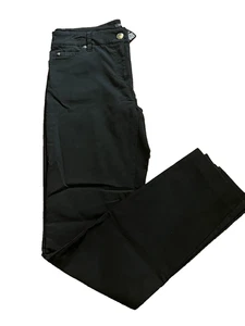 Pantalones para mujer ZAC & RACHEL negros mezcla de rayón ajustados pierna recta talla 10 - Imagen 1 de 6