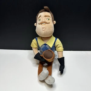 Zag Toys Hello Neighbor With Coffee Mug Stuffed Plush Doll Embroidered Toy 10" - Picture 1 of 7
