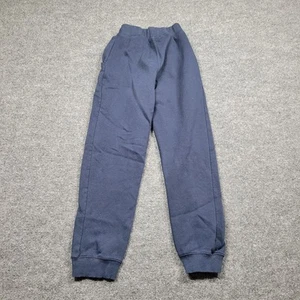 Nautica Pants Boys 8 Navy Blue Fleece Sweatpants Joggers Elastic Waist Pockets - Picture 1 of 7