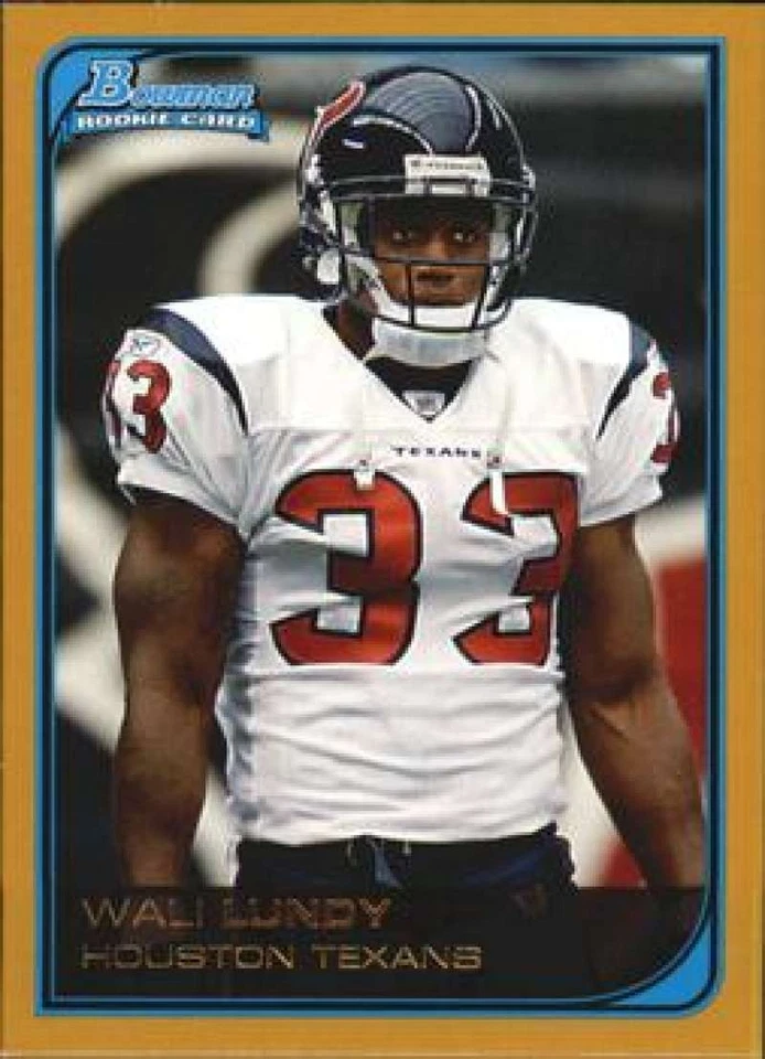 2006 Bowman Gold NFL Football Rookie Parallel Trading Cards Pick From List  - Image 1 of 1