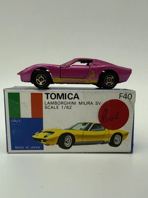 TOMY Tomica F40 Lamborghini Miura SV розовый масштаб 1/62 Японии иностранный автомобиль серии  - Изображение 1 из 4