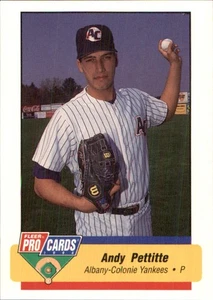 Andy Pettitte 1994 Fleer ProCards #1438 RC Albany-Colonie Yankees *AutographDen* - Picture 1 of 2