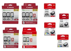 Canon 545 / 546 Original Printer Ink Cartridge choices for Pixma MG2450 - Picture 1 of 9
