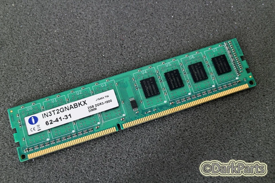 Integral IN3T2GNABKX 2GB DDR3-1600 Memory RAM 62-41-31 - Image 1 of 1