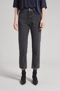 Rachel Comey WASHED BLACK Women's Tesoro Straight Cropped Pant, US 0 - Picture 1 of 5