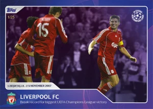 ➠ Topps Champions League 30 Seasons Celebration #73 Liverpool FC - Parallel /25 - Bild 1 von 2