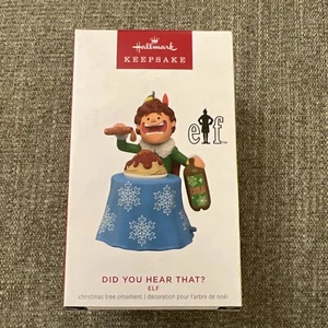 Hallmark 2023 Elf Movie Did You Hear That? Andenken Weihnachtsschmuck Neu im Karton - Bild 1 von 6