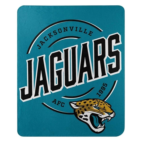 Jacksonville Jaguars NFL Northwest 50"x60" Campaign Soft Fleece Throw Blanket Cover