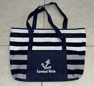 Carnival Cruise Line Blue Vista Tote Bag New - Picture 1 of 2