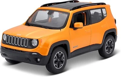 Jeep Renegade Arancione Orange Maisto 1:24 Nuovo 1/.24 - Immagine 1 di 4