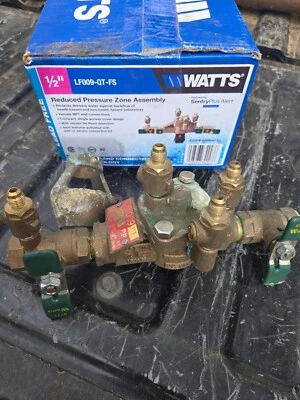 WATTS 1/2" Reduced Pressure Zone Assembly  LF009QT-RP - Image 1 of 2