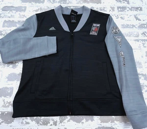 Portland Trail Blazers Jacket Boys Large Black Full Zip Track Suit Warm Up Youth - Picture 1 of 10