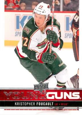 KRISTOPHER FOUCALT 2012-13 Upper Deck YOUNG GUNS ROOKIE RC #226 - Image 1 of 2