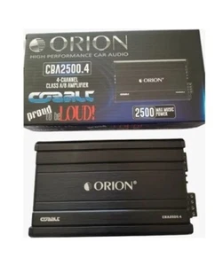 Neu Orion Cobalt CBA2500.4 2500 Watt 4-Kanal 4-Kanal Auto-Stereo-Audio-Verstärker - Bild 1 von 1