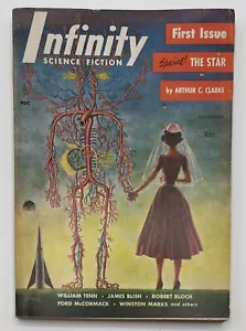 INFINITY SCIENCE FICTION 1955 November “The Star” By Arthur C. Clarke Magazine - Picture 1 of 3
