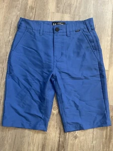 Hurley Nike Dri Fit Boys Shorts Size 14 Blue - Picture 1 of 3