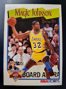 1991-92 Hoops Magic Johnson card #316 - Picture 1 of 2