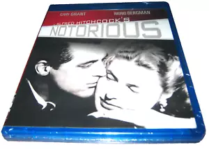 Alfred Hitchcock's Notorious - Cary Grant - Blu-Ray - New Sealed - Region A - Picture 1 of 2