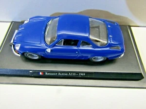 Amercom Collection 1:43 Scale Die Cast Model 1969 Renault Alpine A110 - Blue - Picture 1 of 7