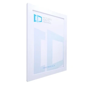 "Weißes Foto Bild Poster Panorama 28 mm Rahmen 13x13""-13x28"" bis 20x20""-20x28" - Bild 1 von 15