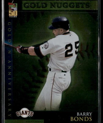 2001 Topps #GA17 Barry Bonds Golden Anniversary - Image 1 of 2
