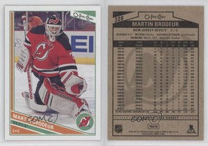 2013-14 O-Pee-Chee Martin Brodeur #328 HOF