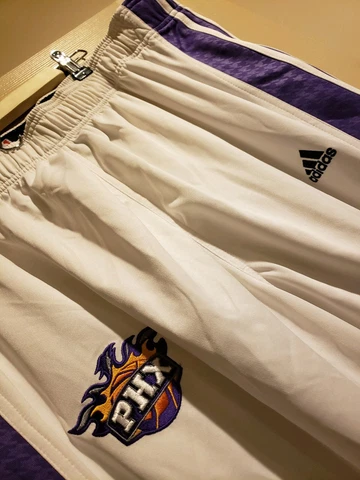 AUTHENTIC ADIDAS PHOENIX SUNS NBA GAME WORN UNIFORM WARMUPS TEAR AWAY PANTS XXLT Cover