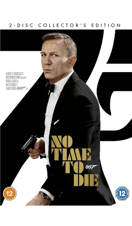 No Time To Die (DVD) James Bond (2021) (2 Disc Edition) Brand New Sealed - Image 1 of 1