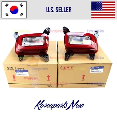 Juego de 2 reflectores de lámpara de parachoques trasero izquierdo + derecho ⭐OEM⭐ Hyundai Venue 2020-2025 Foto 1 de 4