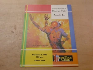 1973 SUSQUEHANNA (PA) AT DELAWARE VALLEY (PA) COLLEGE FOOTBALL PROGRAM EX-MINT - Picture 1 of 1