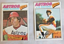 1977 Topps Houston Astros Baseball Card Pick one