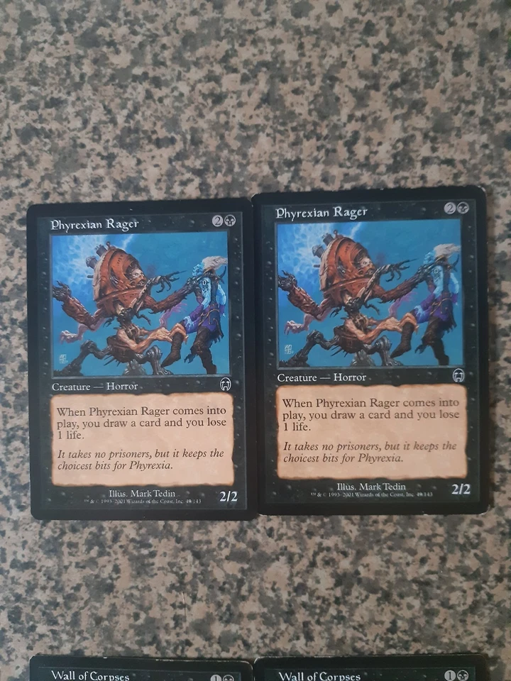 MTG - 2 x Phyrexian Rager - Apocalypse - Image 1 of 1