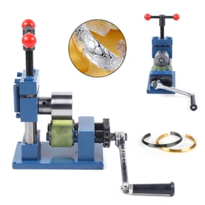 Hand Crank Jewelry Ring Bracelet Press Bending Machine Earring Bender Making New - Picture 1 of 15