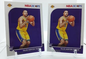 2019-20 Panini NBA Hoops Talen Horton-Tucker #248 Lakers Rookie Lot of 2 - Bild 1 von 5