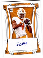 Cedric Tillman 2023 Panini National Treasures Collegiate Rookie Auto #29/99