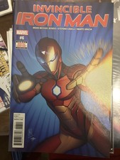 Invincible Iron Man #6 Caselli Cover Art 3rd Series 1st Print 2017 Marvel Comics