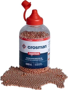6000 Count Airgun Pistol BBs Pellets Steel Metal Ammo for BB Gun.177 Cal Bottle - Picture 1 of 34