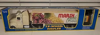 Vtg RC Marsh Supermarket Indiana 18 Wheeler Delivery Semi Truck Tractor Trailer - Image 1 of 4
