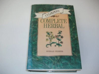 Culpeper's Complete Herbal by Culpeper, Nicholas Hardback Book The Cheap Fast - Image 1 of 2