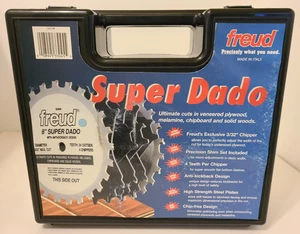 Freud 8” Super Dado Blade Set + Carrying Case Model SD508 NICE! - Picture 1 of 20