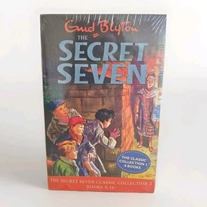 Enid Blyton The Secret Seven Classic Collection 2 Books 9 To 16 Box Set New - Picture 1 of 7