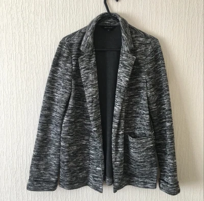 Women's New Look Grey Blazer Jacket Size 8 - Image 1 of 3