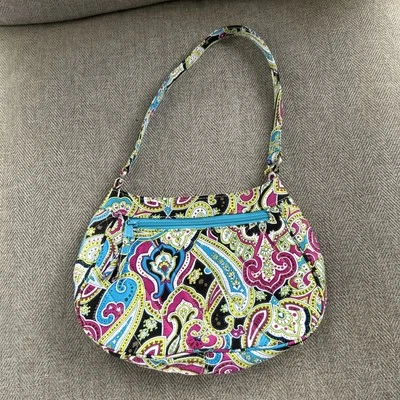 Bolso de hombro pequeño Vera Bradley Silk Zoe Paisley Foto 1 de 4