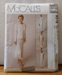 McCall's 9376 Sewing Pattern Uncut Sz 6/8/10 Jones New York Jacket Skirt Pants - Picture 1 of 3