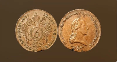 AUSTRIA 6 Kreuzer 1800 S - Cobre - Francisco II Foto 1 de 3