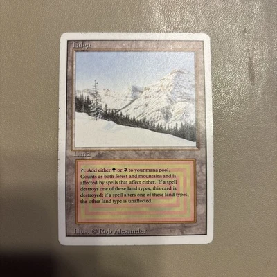 Magic the Gathering Taiga Revised Edition - Poor - Image 1 of 2