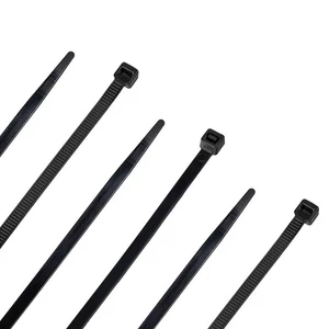 NavePoint 16 Inch Nylon Black Cable Ties 50 Lbs  100 Pack - Picture 1 of 3