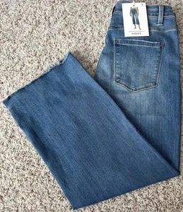 Women’s Klique B. Super High Rise Wide Leg Jeans Medium Wash Junior Size 9 - Picture 1 of 6