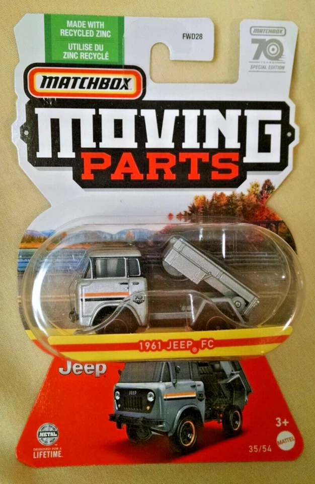 2022 Matchbox Moving Parts 1978 Subaru Brat Die Cast Car