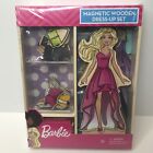 New Barbie Magnetic Wooden Dress-Up Doll Play Set 23 Pc
